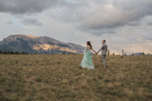 Mexican-Indian Elopement in Canmore at Quarry Lake Park in the Mountains